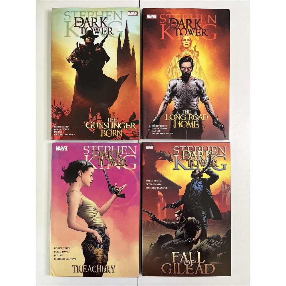 Stephen King's The Dark Tower 2007 Marvel Graphic Novel Hardcover Lot Books 1-4